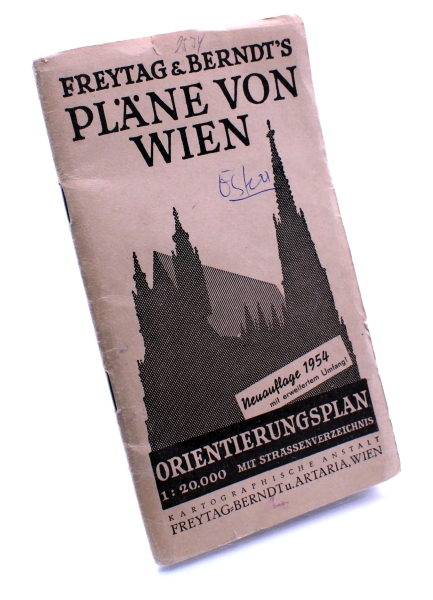 Freytag & Berndt's Pläne von Wien: Orientierungsplan mit Strassenverzeichnis 1:20.000